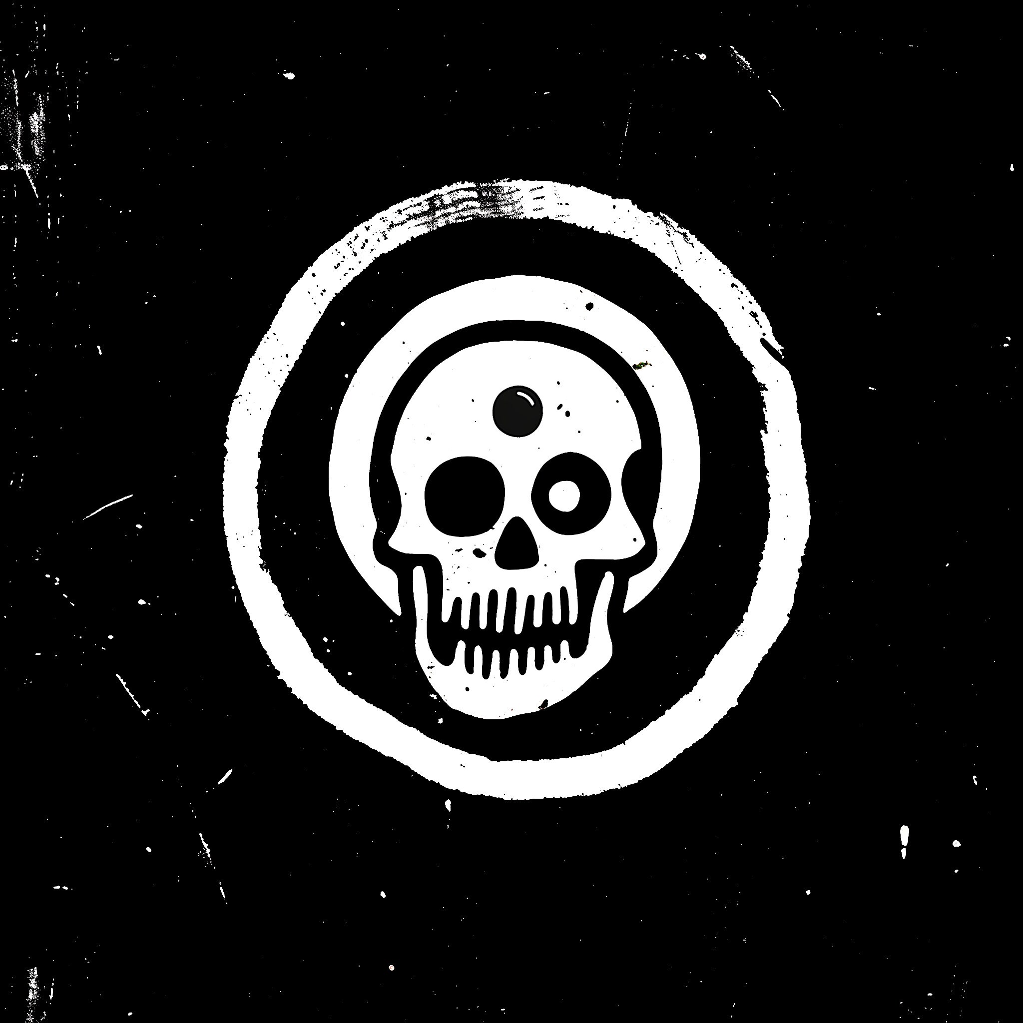 The Chapel of Death V2. Digital Download. Oil Painting and Inked