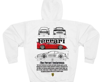 Sweat à capuche Ferrari pour amateurs de voitures, cadeau parfait pour un petit ami mari qui aime les voitures