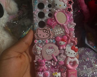 Personalized cute hello kitty junky phone case