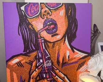 Canvas Strass - Coca-Cola