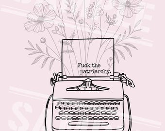 Fuck the patriarchy print