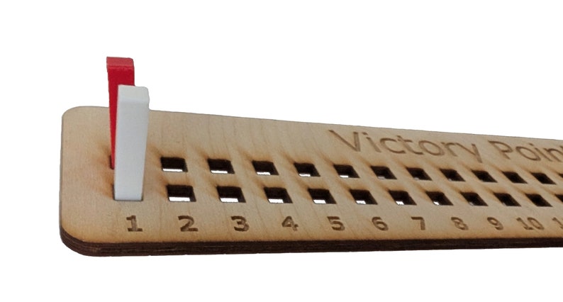 Catan Victory Point Tracker – Natural Wood Scoreboard, Settlers of ...