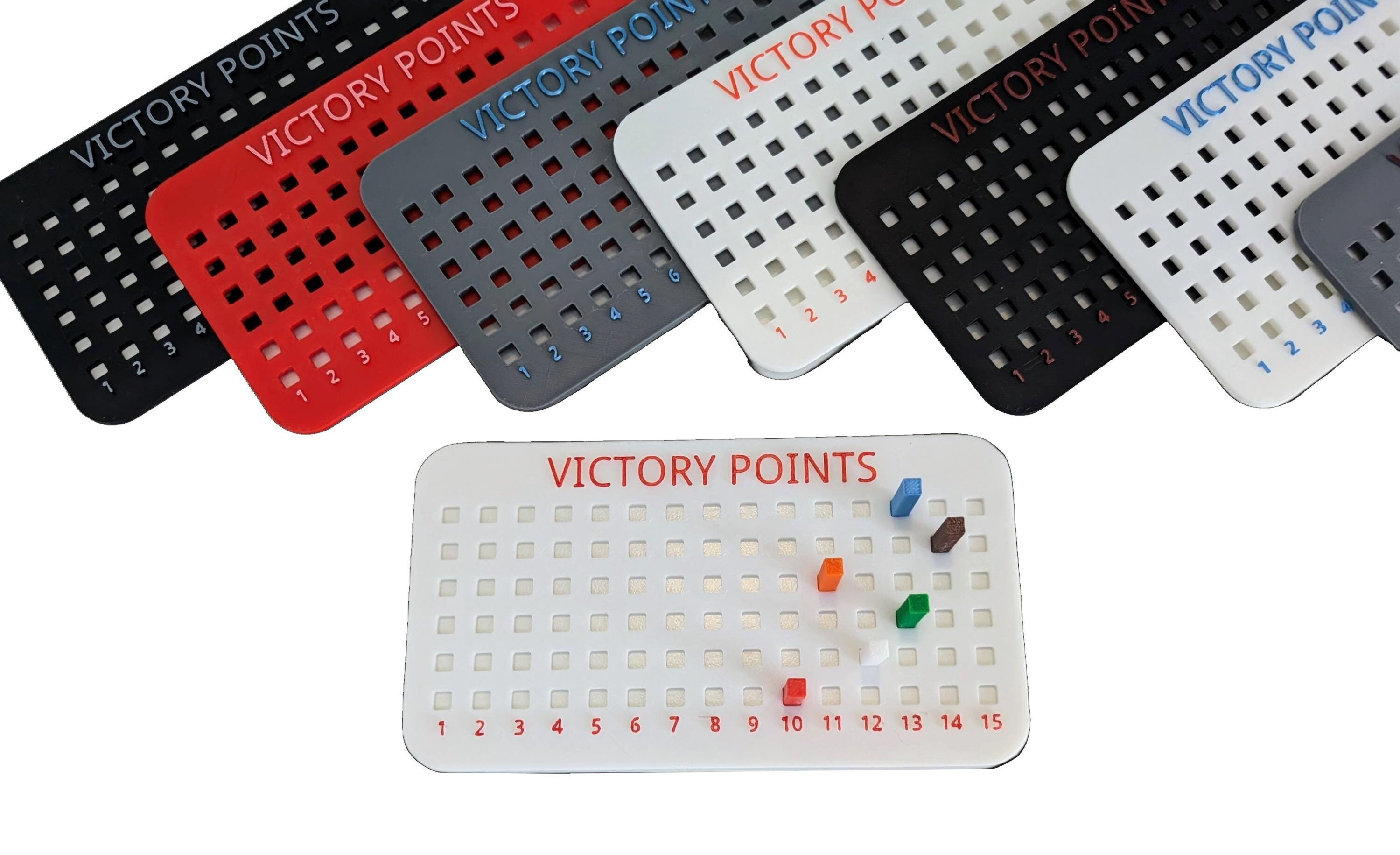 Catan Victory Points Tracker | 3D Printed Score Keeper | Custom Colors ...