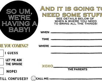 Having a baby shower? Let the people know the details.
