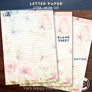 Escritura de cartas de los testigos de Jehová / Papel para escribir imprimible / Suministros para el ministerio / Hojas para escribir / A4 / A5 / Descarga digital / Tamaño carta / Papel para cartas