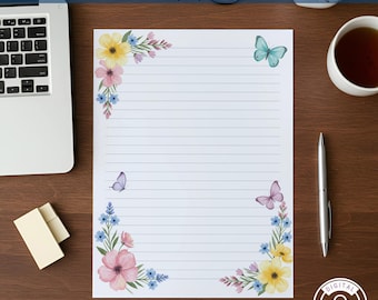 JW Letter Writing | Printable Writing Paper | Ministry Supplies | Writing Sheets | A4 | US Letter | A5 | Digital Download | 2 Lined & Blank