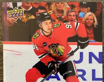 Connor Bedard 2023-24 Young Guns Rookie RC Prospect #451 BV Rare carte de hockey réimpression RAW des Blackhawks de Chicago