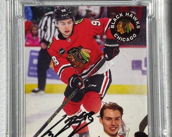 Connor Bedard 2023 “Generation Next” Rookie RC Prospect BV Facsimile Autographed Rare Graded ACEO Hockey Card