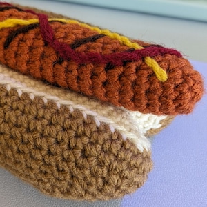 Crochet Hot Dog Amigurumi