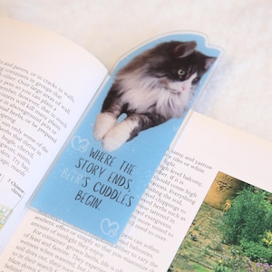 Personalisiertes Haustier Foto Lesezeichen- Personalisiertes Katzen Lesezeichen, Hunde Portrait, Buch Liebhaber Geschenk, Geschenk für Sie, Lese Club Geschenke, Buch Accessoire