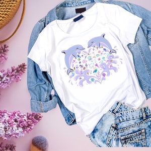 Dolphin Shirt for Women - Perfect Family Vacation & Miami Dolphin Tee | Dolphin Lover Gift