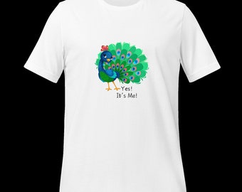 Sì, sono io, maglietta pavone