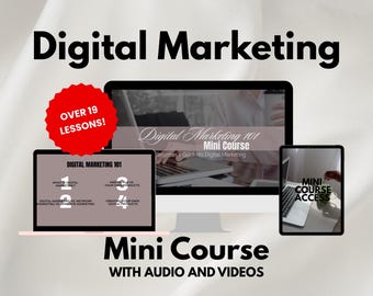 Digital Marketing Mini Course: Beginner's Guide (PDF Download)