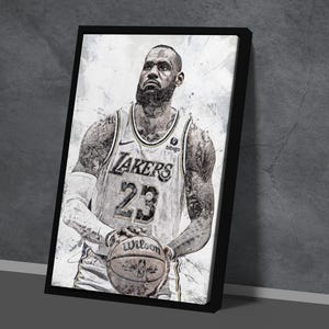 レブロン・ジェームズ ポスター | NBA ポスター | ロサンゼルス