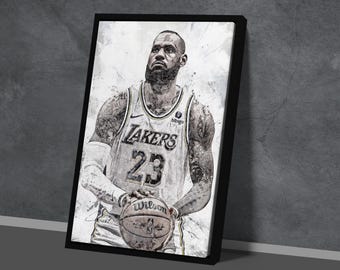レブロン・ジェームズ ポスター | NBA ポスター | ロサンゼルス