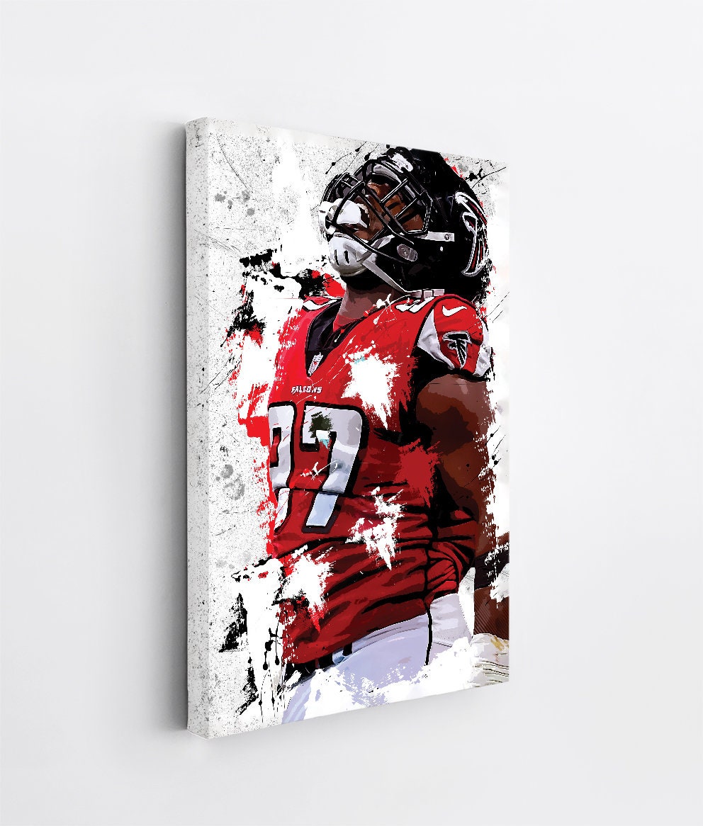 Grady Jarrett Poster Atlanta Falcons Framed Canvas Print Football Wall — free download