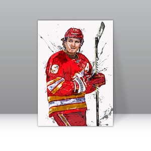 Matthew Tkachuk Poster Florida Panthers Hockey Framed Canvas Print NHL Wall Art Print Home Decor Artwork Gift For F23 Birthday Gift