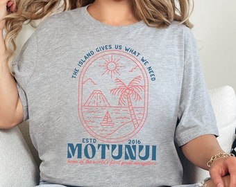 Motunui Island Moana Bella Canvas T-Shirt, Matching Family Disneyland Shirt