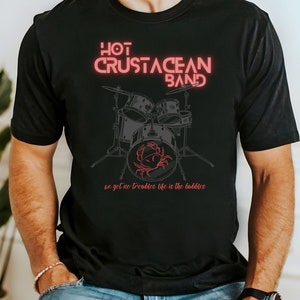 Hot Crustacean Band Bella Canvas Shirt, Subtle Disney Dad Tee