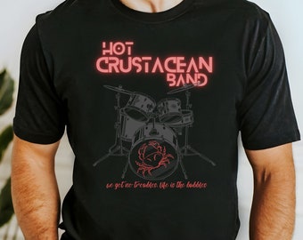 Hot Crustacean Band Bella Canvas Shirt, Subtle Disney Dad Tee