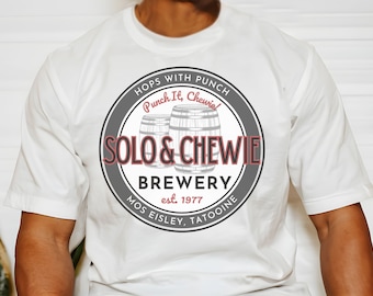 Han & Chewie Brewery Shirt, Subtle Star Wars Tee