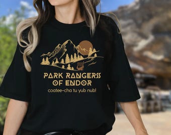 Ewok Star Wars Shirt: Park Rangers of Endor, Galaxy's Edge Tee