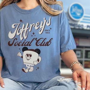 Joffrey's Social Club Comfort Colors Shirt| Subtle Disney Inspired| Disney Adult