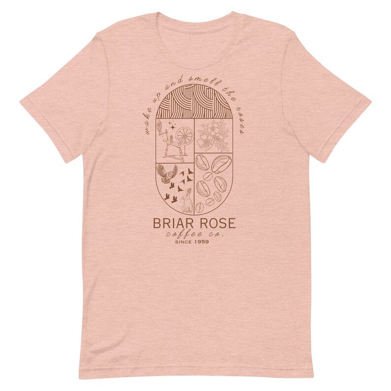 Briar Rose Coffee Co., Subtle Theme Park Bella Canvas Unisex Short Sleeve T-Shirt, Subtle Disney Matching Family Shirts