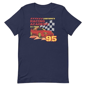 Lightning McQueens Racing Academy Disney Cars Shirt, Bella Canvas Unisex Tee image 4