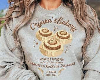 Princess Leia Cinnamon Rolls Sweatshirt: Subtle Star Wars Shirt