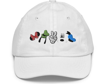 Mickey and Friends Fab 5 Kids Baseball Cap, Disney World Hat