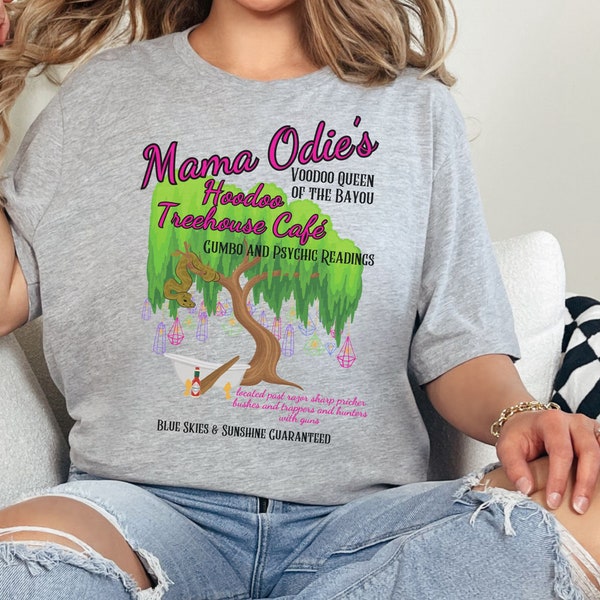 Mama Odie's Treehouse Cafe, Princess and the Frog Shirt, Subtle Disney Bella Canvas Short Sleeve T-Shirt, Disney Shirts, Disneyland Shirt