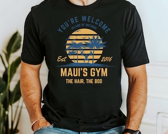 Maui's Gym T-Shirt, Moana Inspired, Disney Family Shirt
