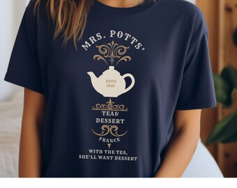 Mrs. Potts Tea & Dessert Bella Canvas Disney Shirt
