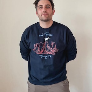 Big Thunder Mountain, Disney Adventureland Sweatshirt, Goat with Dynamite, Disney Crewneck Sweatshirt, Subtle Disney Matching Family Shirts,