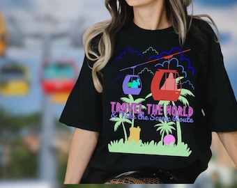 Disney Skyliner Comfort Colors T-Shirt, Park Hopping Family Shirts