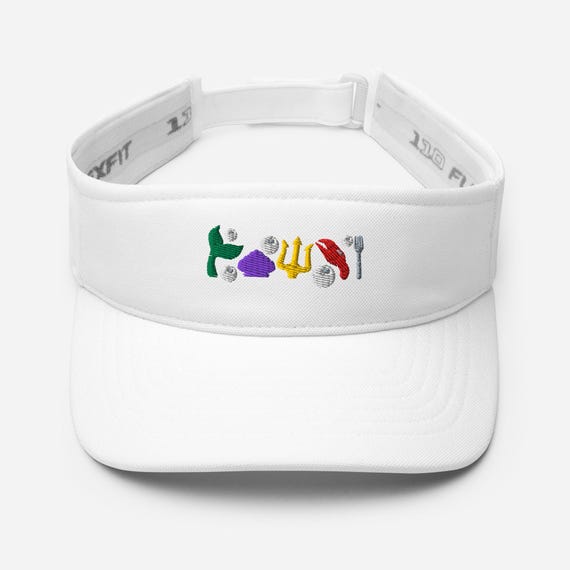 Buy Little Mermaid Embroidered Visor, Subtle Disney Adult  display picture 3