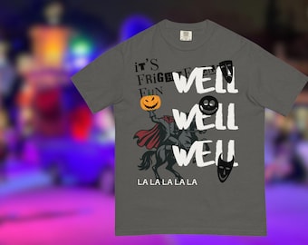 Camiseta retrô de Halloween do Cavaleiro Sem Cabeça: camiseta gráfica vintage inspirada na Disney