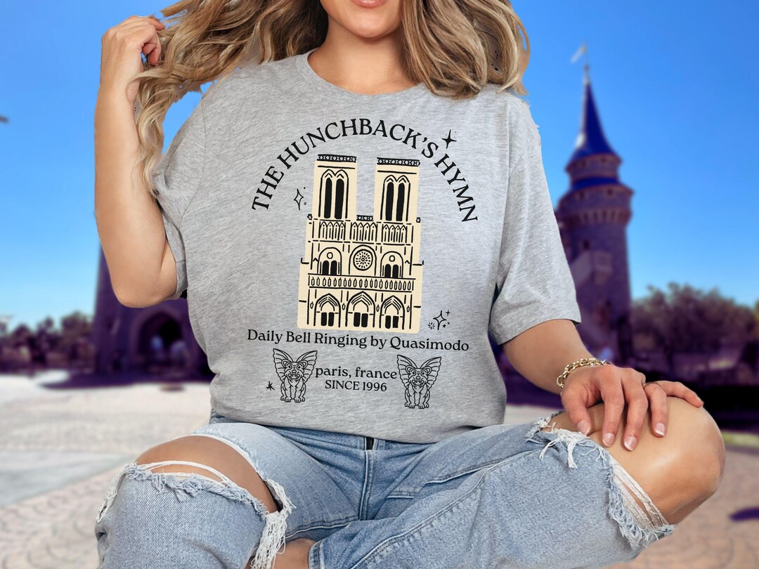 Disney Hunchback of Notre Dame Shirt, Quasimodo Bell Ringer