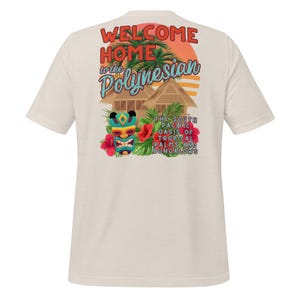Camiseta unisex de lona Disney Bella de la Polinesia, camiseta familiar DVC imagen 8