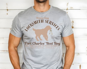 Pirates of the Caribbean T-Shirt: Prison Dog Locksmith - Bella Canvas