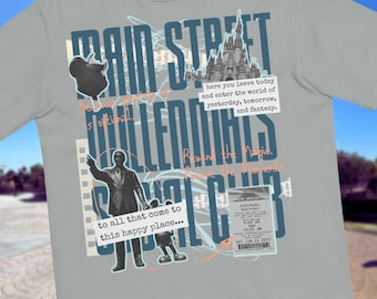 Main Street Millennials Social Club Disney Shirt für Erwachsene