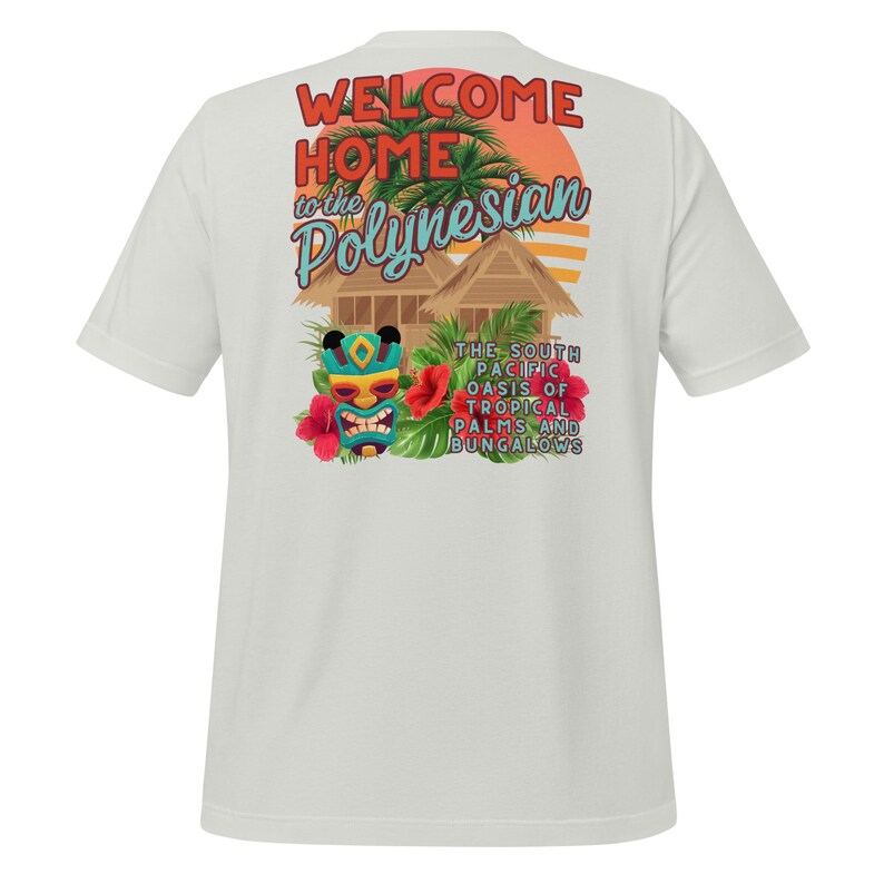 Camiseta unisex de lona Disney Bella de la Polinesia, camiseta familiar DVC imagen 10