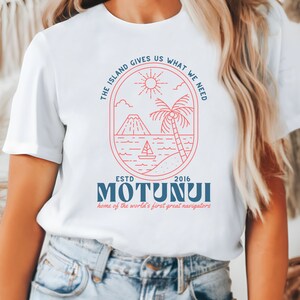 Motunui Island Moana Bella Canvas T-Shirt, Matching Family Disneyland Shirt image 2