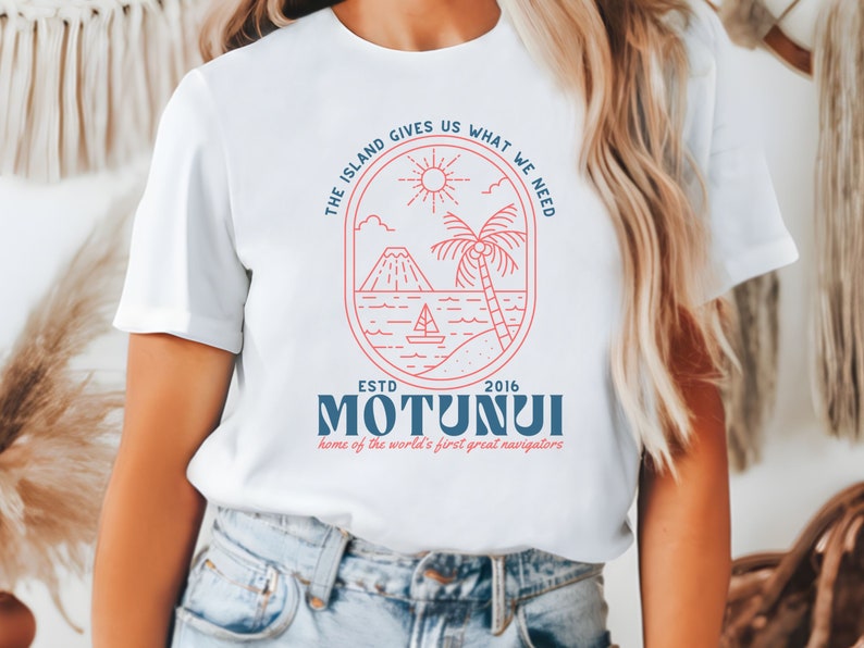 Motunui Island Moana Bella Canvas T-Shirt, Matching Family Disneyland Shirt image 2