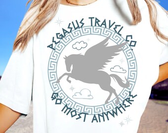 Disney Hercules Pegasus Comfort Colors Shirt, Pegasus Travel Co