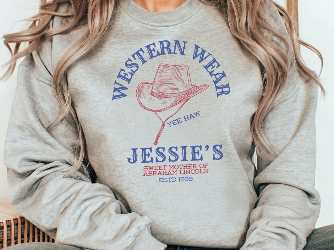 Jessie's Western Wear, Theme Park Sweatshirt, Subtle Disney Matching