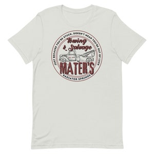 Mater's Towing, Subtle Disney Bella Canvas Unisex Short Sleeve T-Shirt, Disney Family Shirts, Disney Shirts, Disneyland Shirt