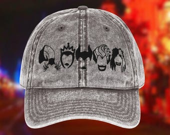 Disney Bösewichte Sketch Icon Hut, Halloween Party Baumwollmütze