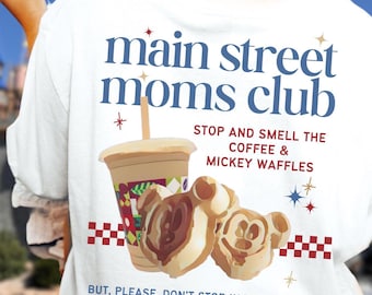 Maglietta Comfort Colors della collezione Main Street Moms Club™, maglietta Disney Mom